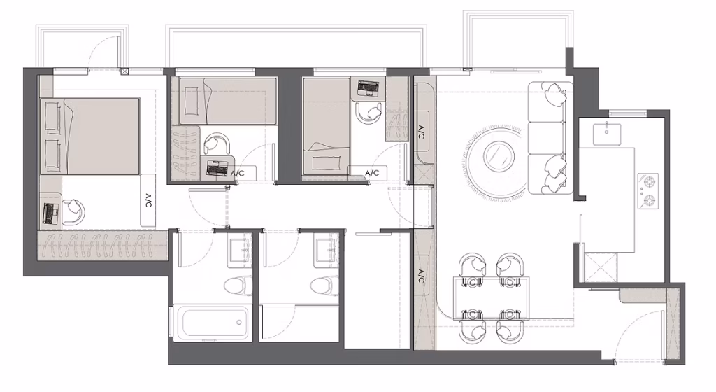 Lohas Park 日出康城 LP10 設計案例 - TRI SQUARE DESIGN